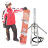 Snow Making Equipment - Snow at Home snow machine model SG7 with Snowboarder
