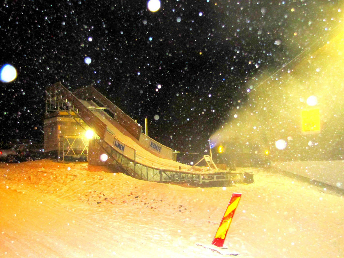 Home Snowmaking Drone Shots and Time Lapse Video - Backyard Snowstorm Snow  Gun 